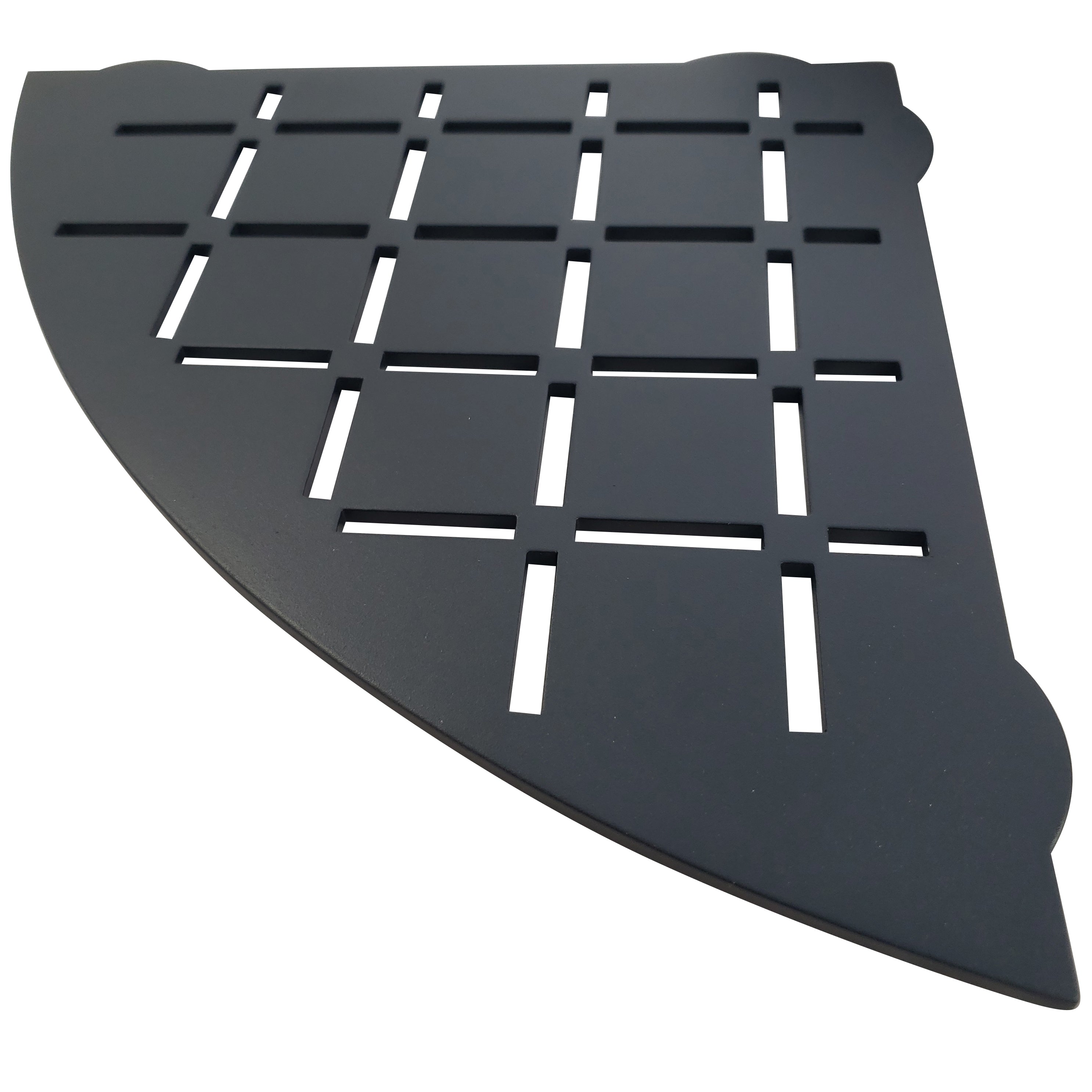 FROSCH Stainless Steel Shower Shelf, Corner - Quadrant (Matte Black) [BOX of 10 Shelves]