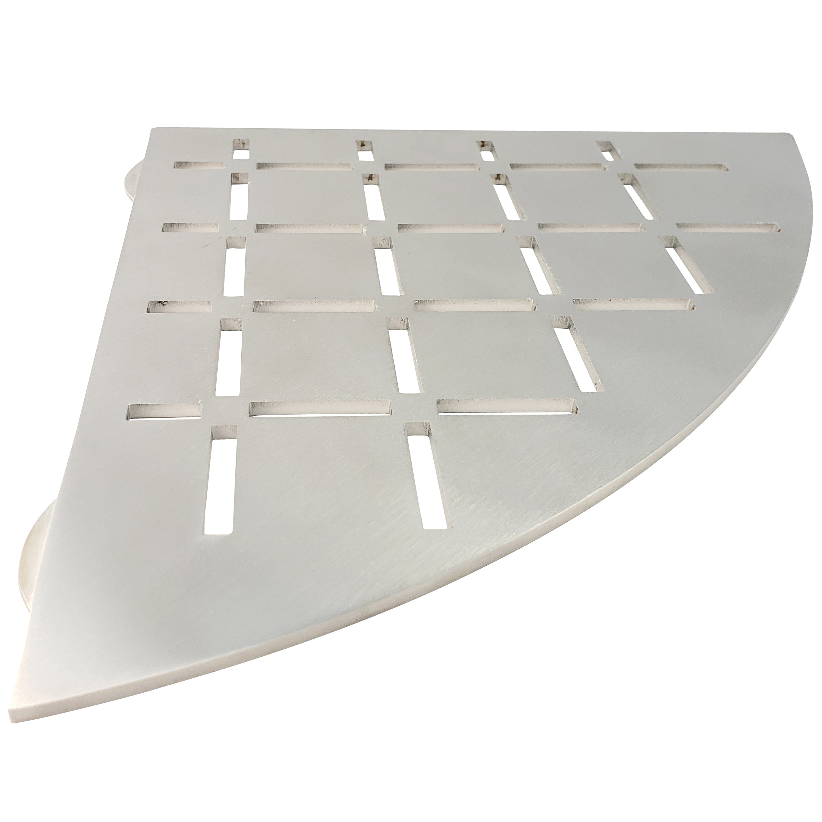 FROSCH Stainless Steel Shower Shelf, Corner - Quadrant (Brushed) [BOX of 10 Shelves]