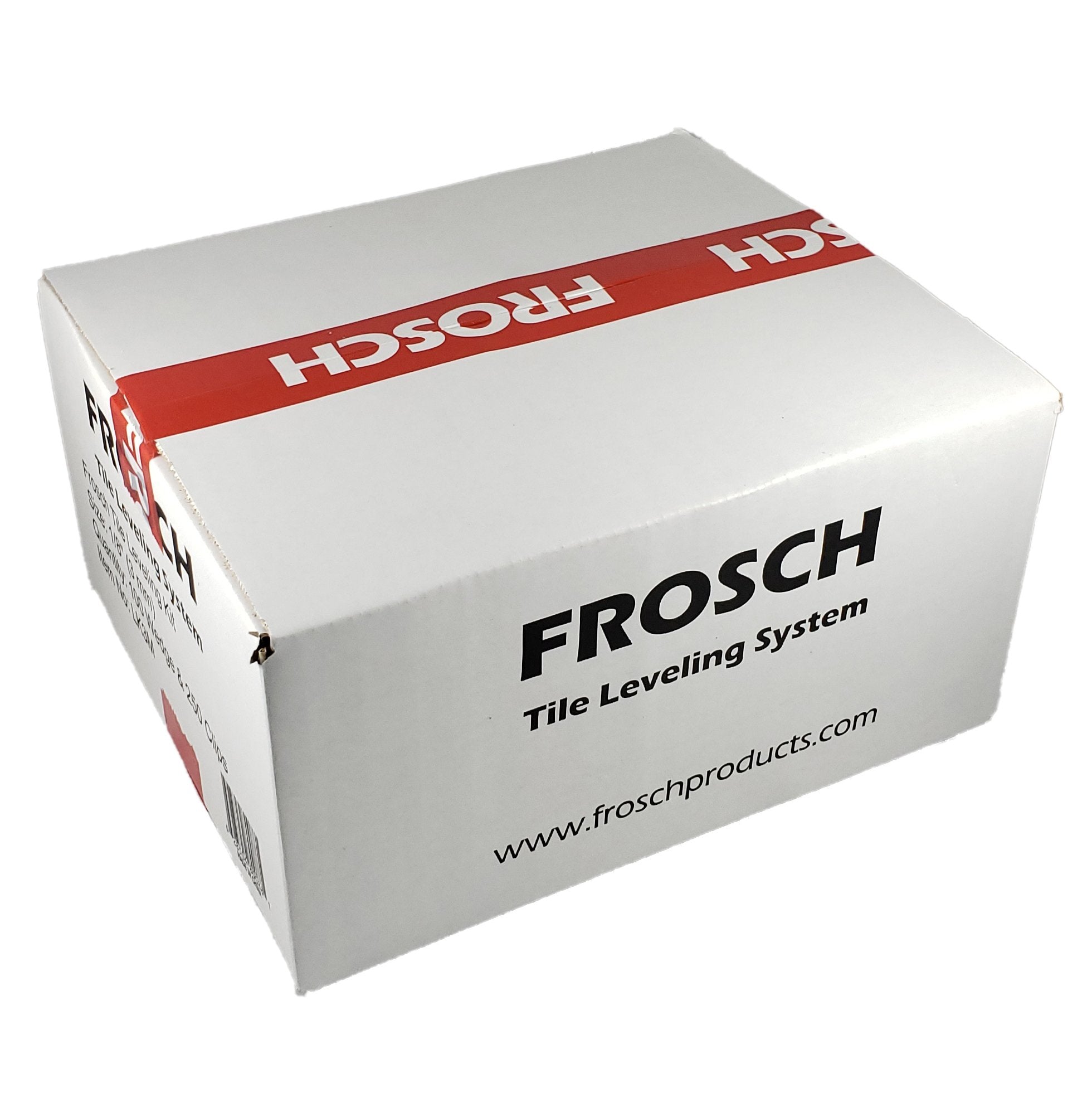 FROSCH Tile Leveling System Kit - 1/8" (3mm), 250 Clips & 100 Wedges [CASE of 6 BOXES]