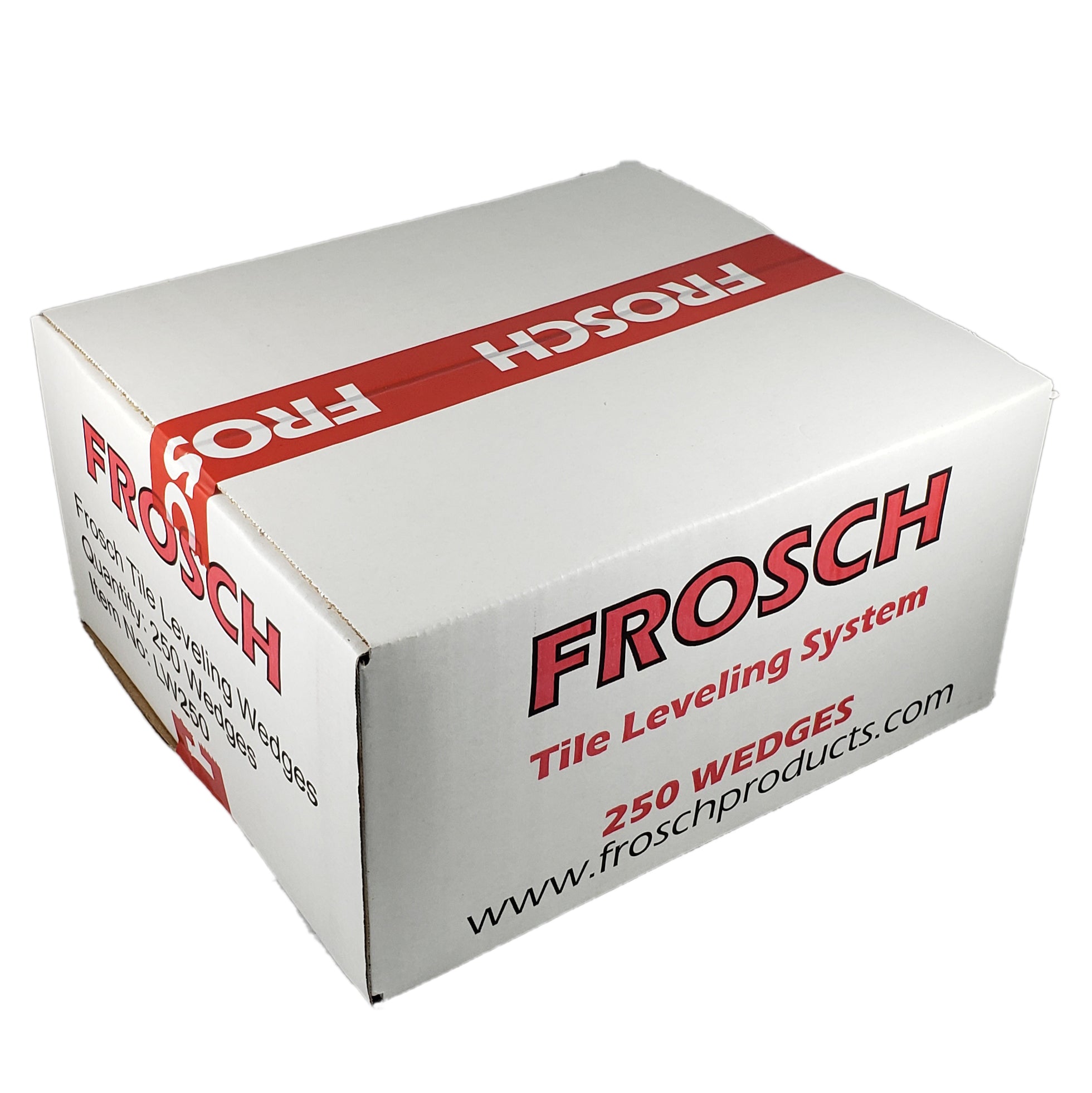 FROSCH Tile Leveling System - Reusable Wedges, 250 Wedges [CASE of 6 Boxes]